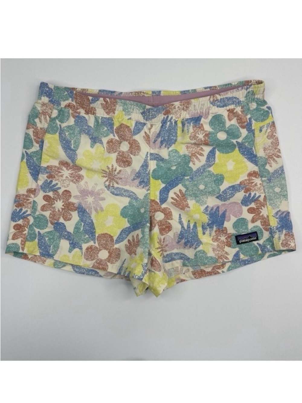 Patagonia Girls XXL 16-18‎ Baggies Shorts Floral Recycled Nylon